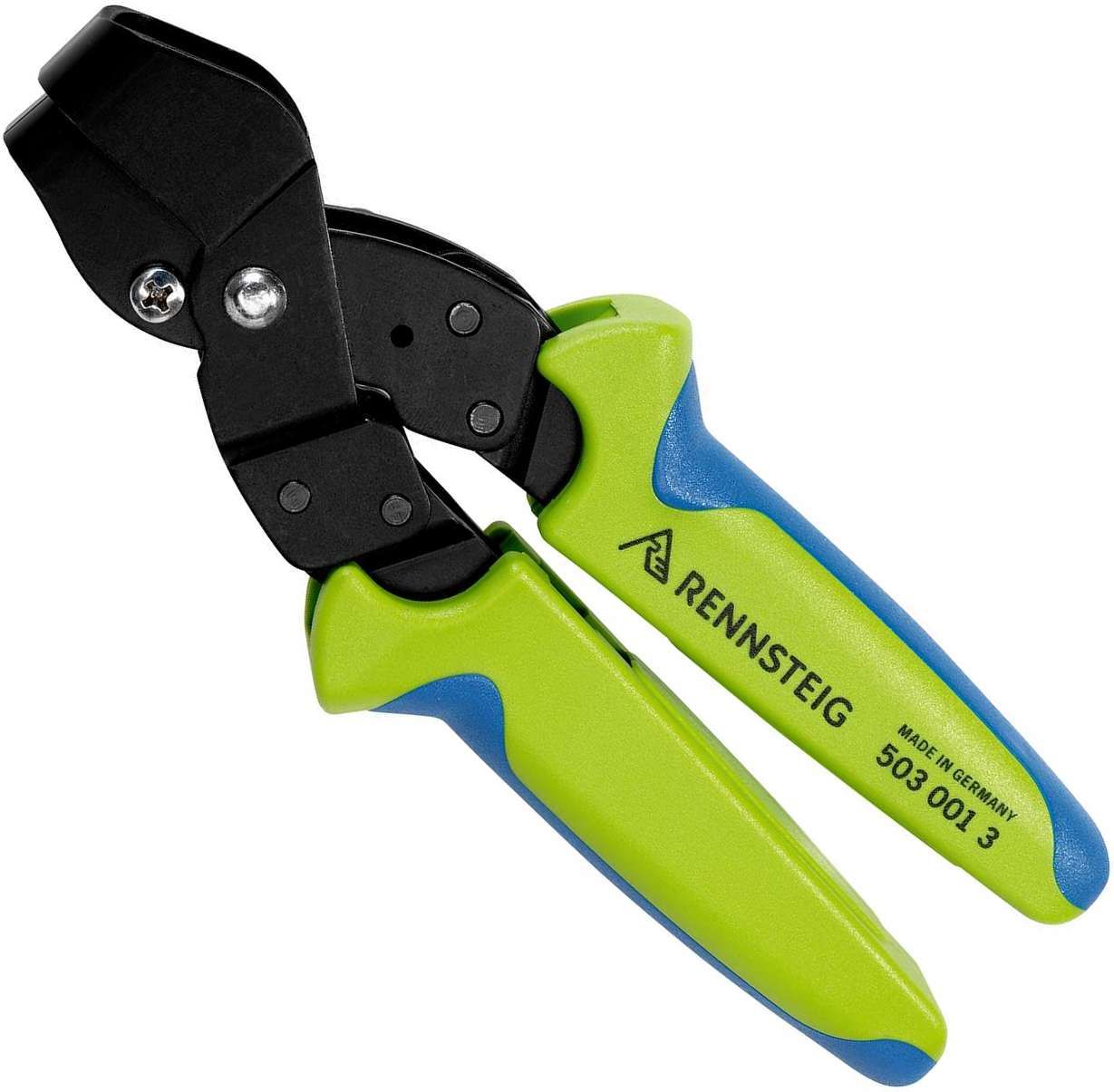 Клещи высечные для пластика 185 мм 20 Rennsteig RE-5030013, двухкомпонентные ручки - фото